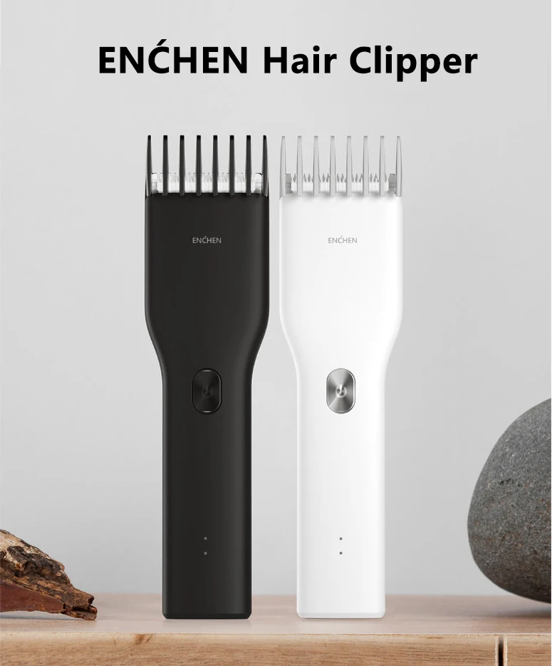 Xiaomi Mi Enchen Boost USB электрическая машинка для стрижки волос с двумя скоростями Керамический Резак для волос быстрая зарядка триммер для волос детская машинка для стрижки волос