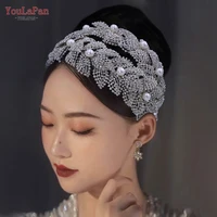 youlapan hp411 woman headpiece silver tiaras and crowns bridal hairbands wedding hair accessories rhinestone bridal headband