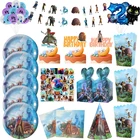 Одноразовая посуда Disney Raya и последний дракон, детская посуда на день рождения, тарелки, праздничные сувениры, набор украшений