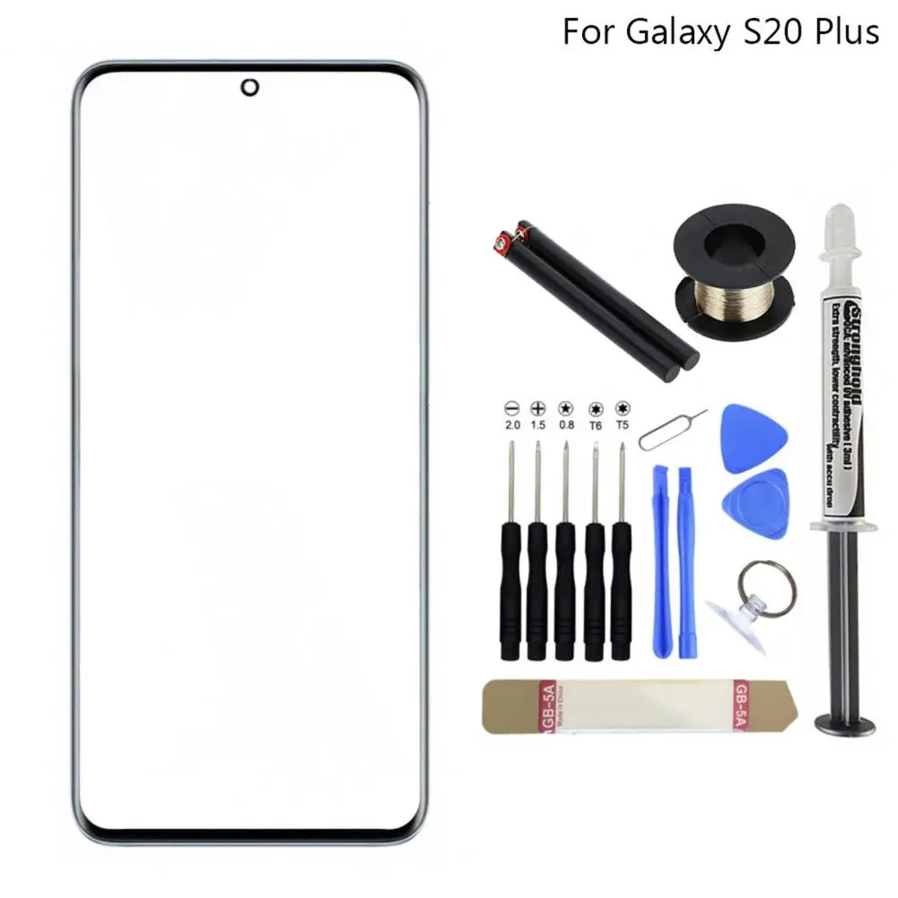 front phone screen cover replacement uv loca glue kit for galaxy s20s20 plus touch screen phone mobile phone parts free global shipping