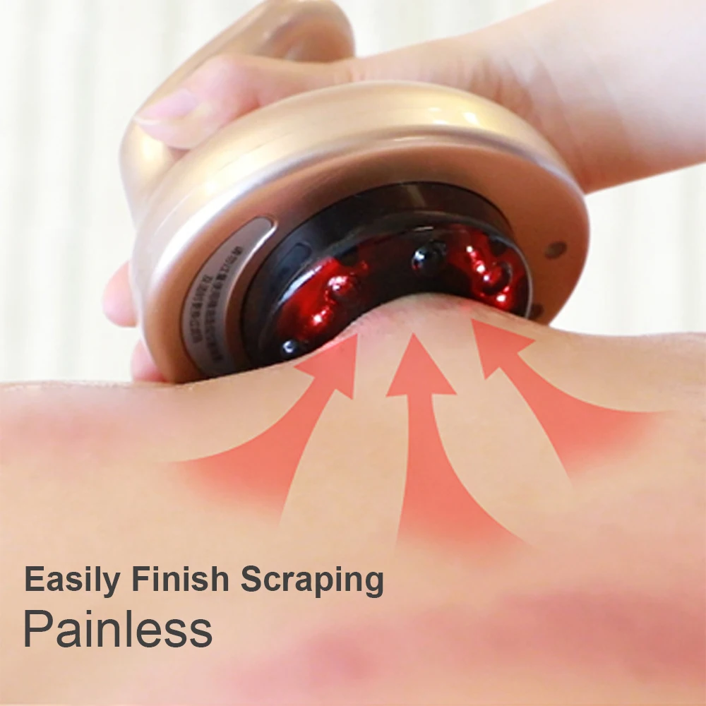 Barato Guasha-ventosa Eléctrica 2 En 1, Equipo De Belleza Térmica Instantánea Para Todo El Cuerpo, Fisioterapia De Presión Negativa Manual