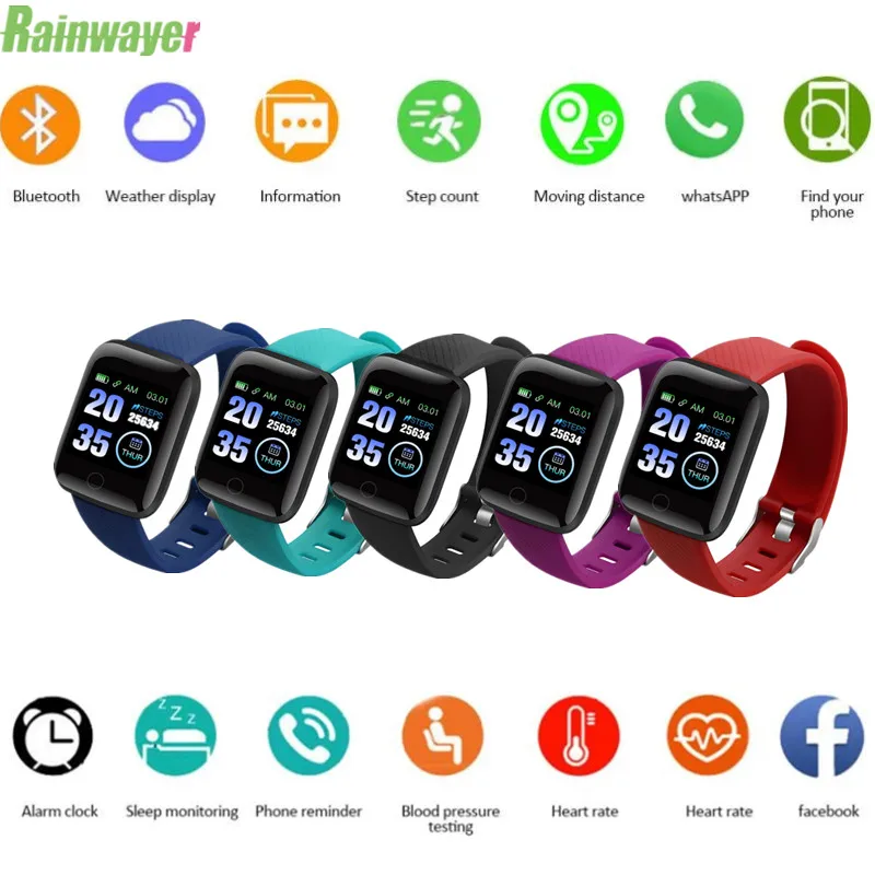 

D13 Smart Watch Fitness Bracelet Heart Rate Tracker Habit Analysis Smart Watch Men Women Health Sport Bracelet Smart Wrist Band