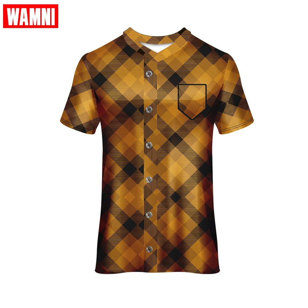 Футболка WAMNI в клетку с коротким рукавом футболка для бега спортивная одежда