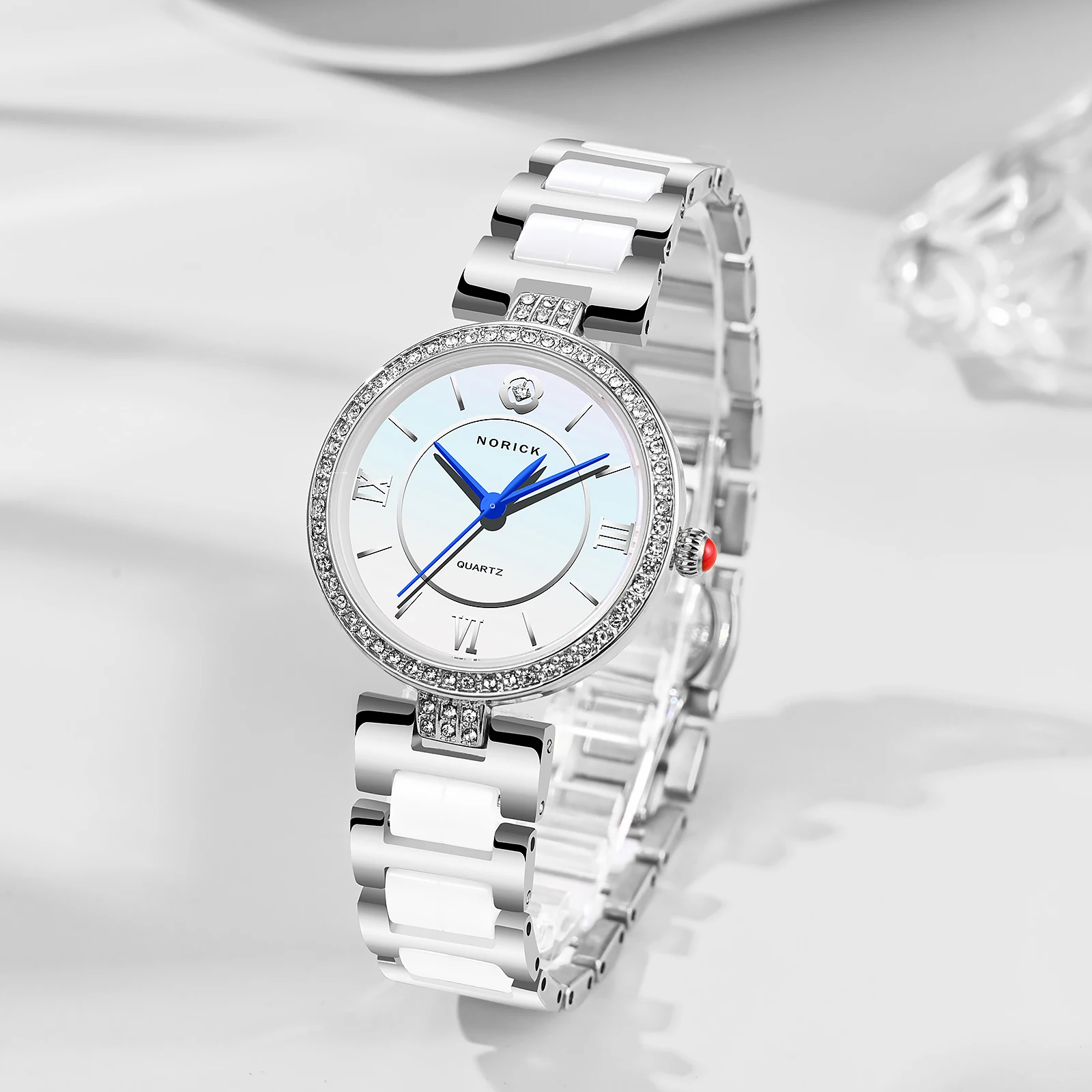 Новые модные креативные женские часы NIBOSI браслет керамические