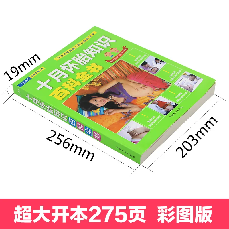 1 Pcs New Pregnant Woman Books October Pregnancy/Pregnant Mother's Nutrition Recipes Maternal Health Prepregnancy Encyclopedia