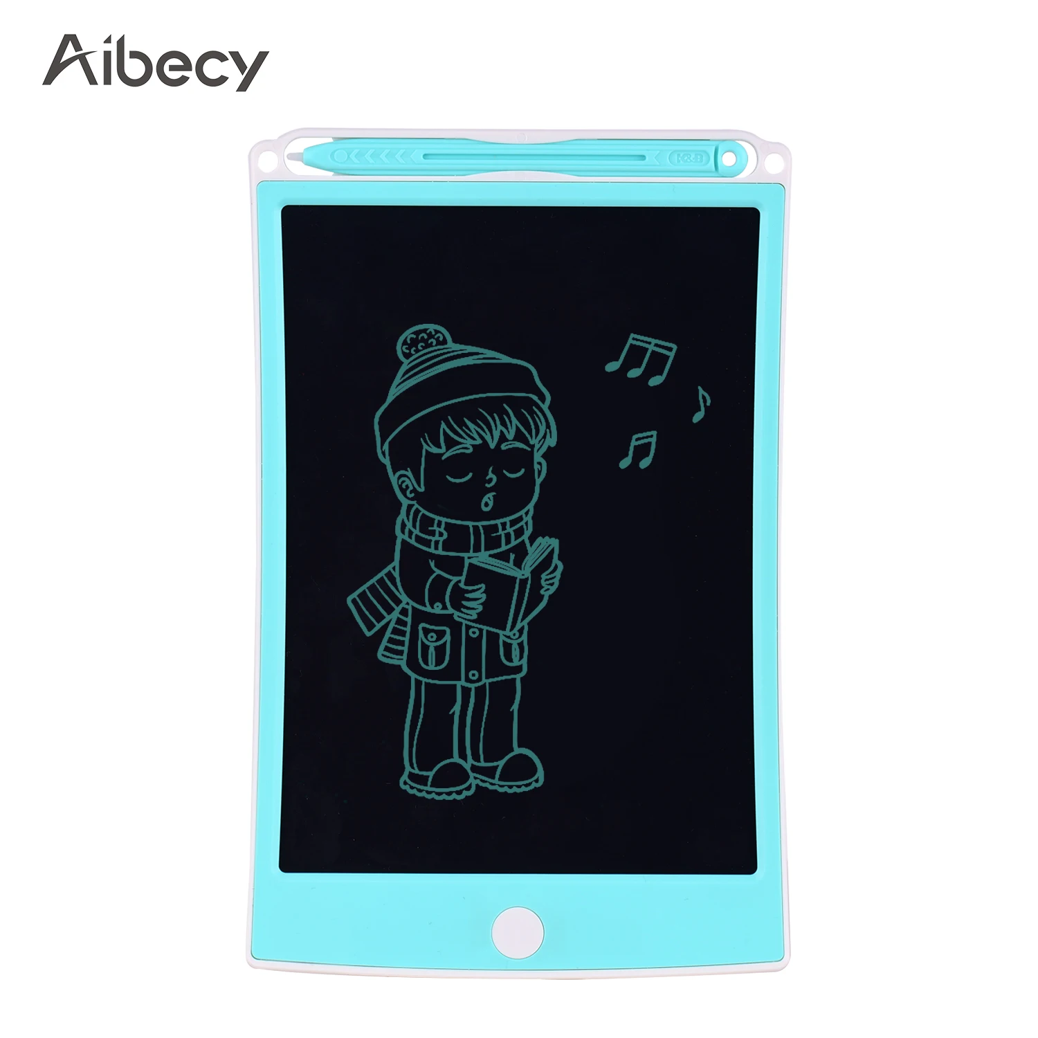 

Планшет для рисования Aibecy с ЖК-дисплеем 8,5 дюйма, Электронная доска для письма, доска для рисования с кнопкой блокировки, однощелевая, для шк...