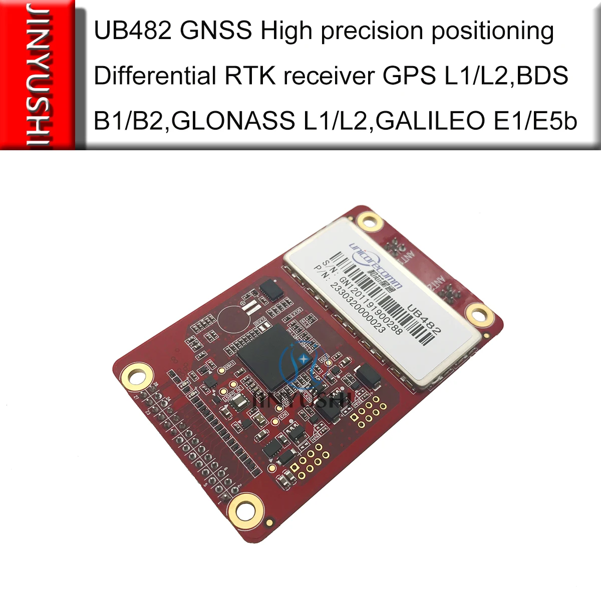 Высокоточный позиционирующий дифференциал RTK приемник UB482 GNSS GPS L1/L2 BDS B1/B2 GLONASS GALILEO