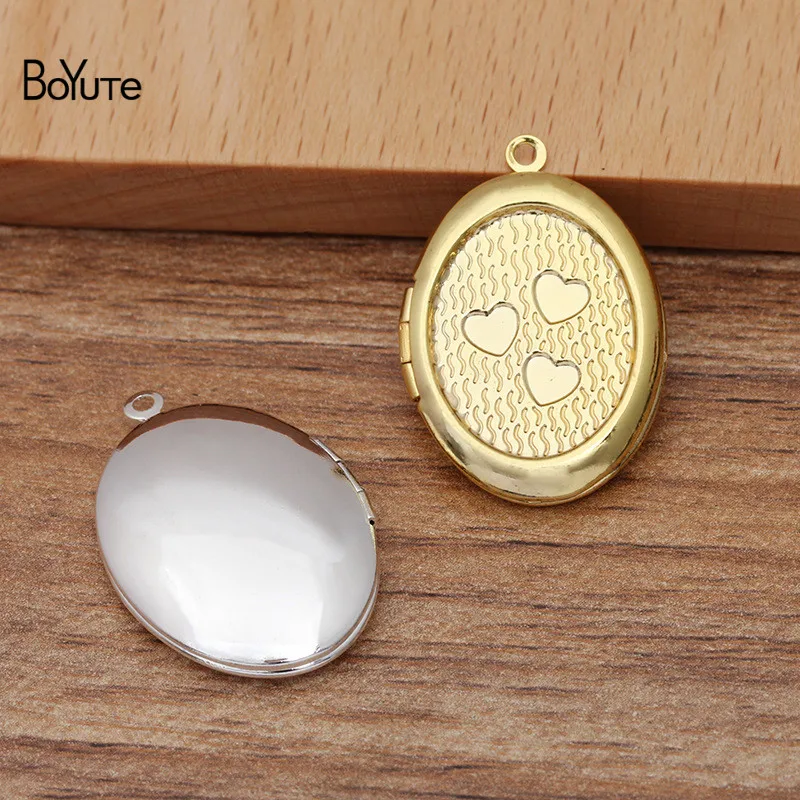 BoYuTe 10 шт Diy Ювелирный медальон 19*25*5 мм винтажная Античная бронзовая Щетка