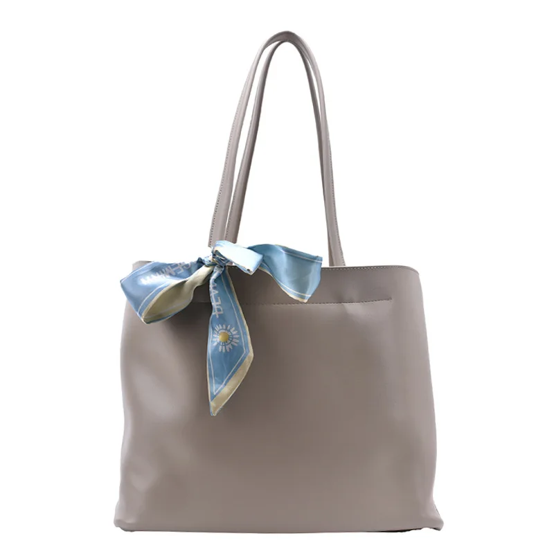 

Net red ladies big new fashion simple large capacity shoulder bag Joker tote mother bag