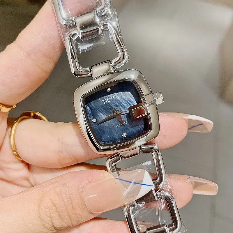 2021 Luxury Watches Women Japan Quartz Simple Square Dial Classic Women Watches Elegent Stainless Steel Rose Gold Wrist Watch