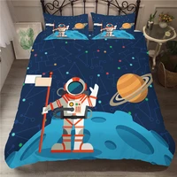double bed coverlet astronaut comforter children bedding egyptian cotton bed linen home textiles