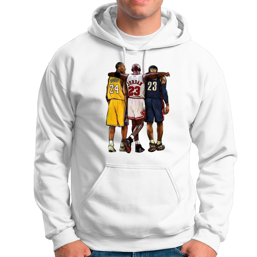 

Толстовка с капюшоном для мужчин и женщин, модный спортивный костюм унисекс, тренировочный костюм с принтом «три величины», пуловер оверсай...