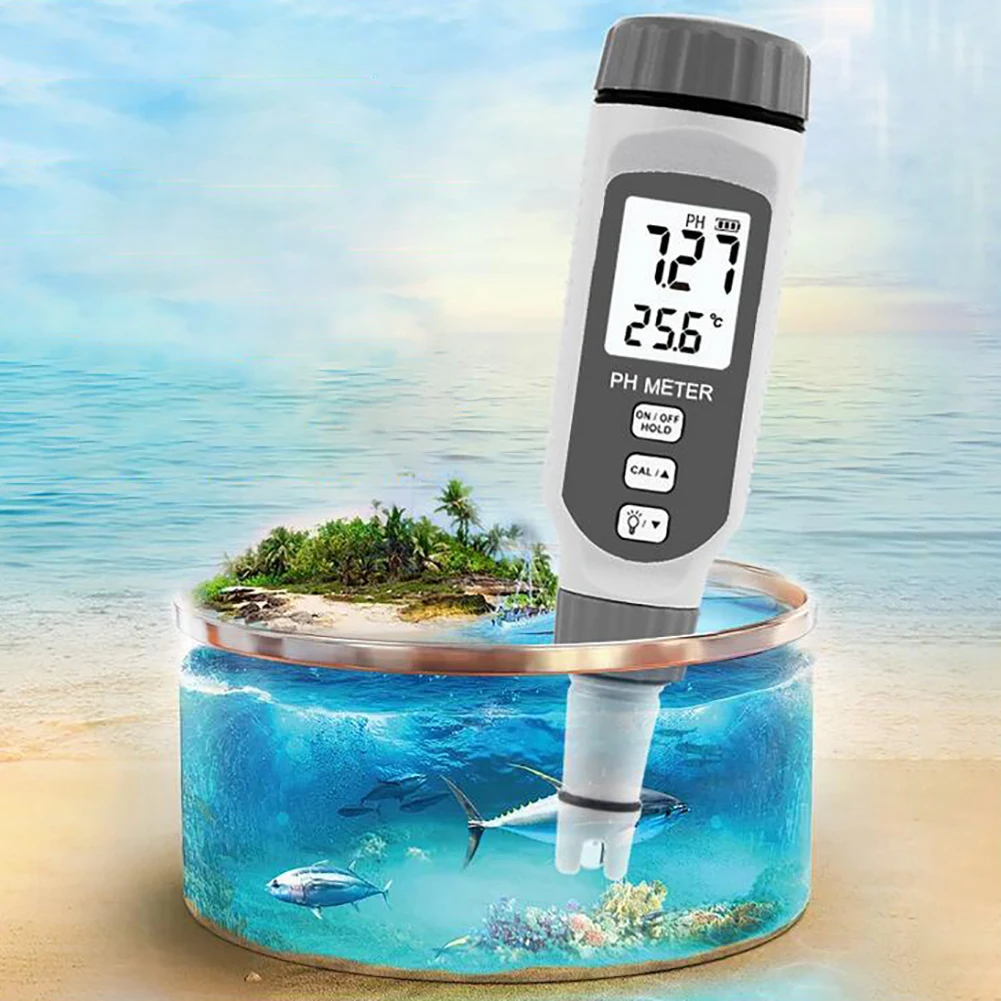 PH818 рН тестер Профессиональный качества воды портативный измеритель типа ручки