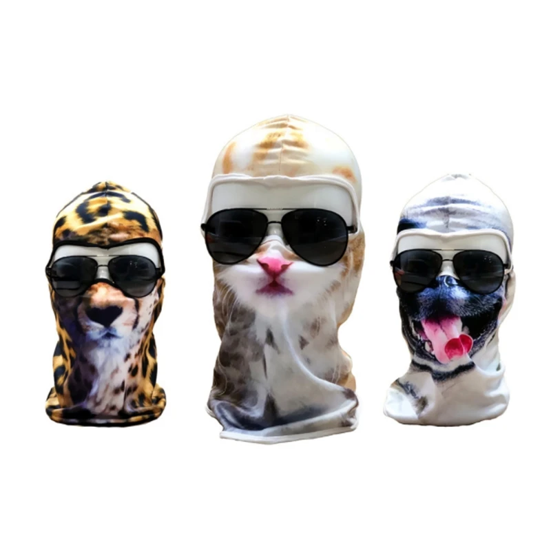 Камуфляжная Лыжная Шапка WZCX с животным принтом ветрозащитная однотонная