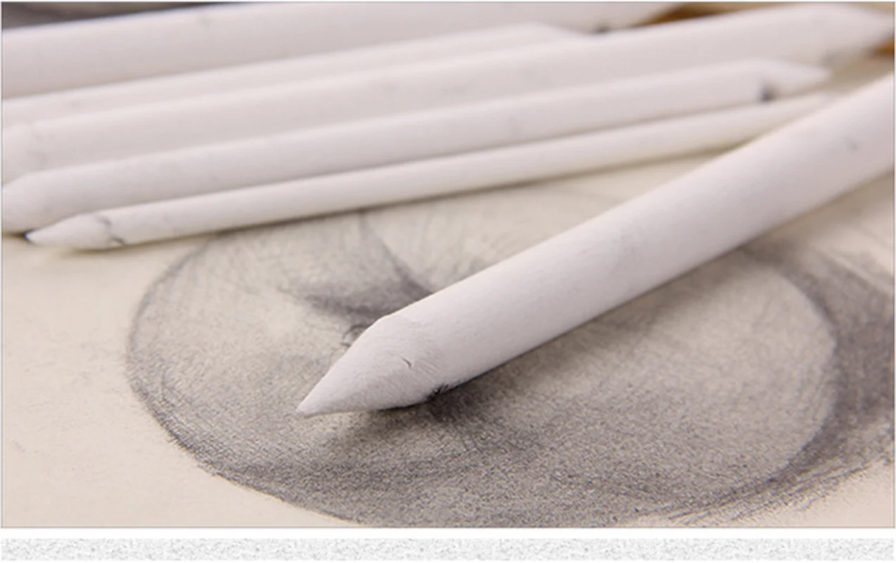 6 шт Двойная Головка рисовая бумага кисточки карандаши смешивания палец Tortillon в