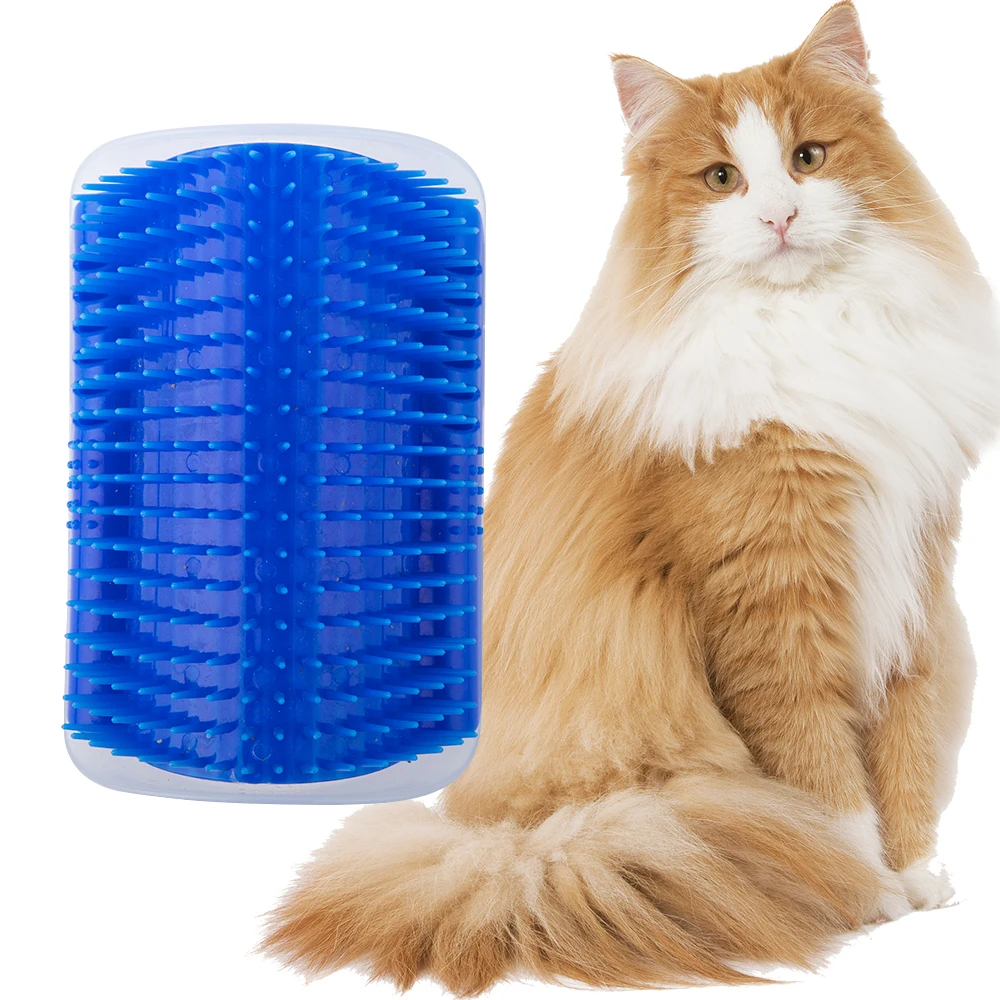 Щетка для вычесывания шерсти домашних животных инструмент груминга кошек и