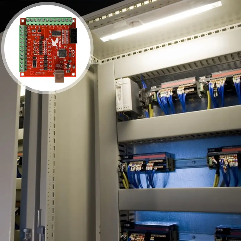 Новинка Лидер продаж коммутационная плата ЧПУ USB MACH3 100 кГц 4 оси Интерфейс драйвер
