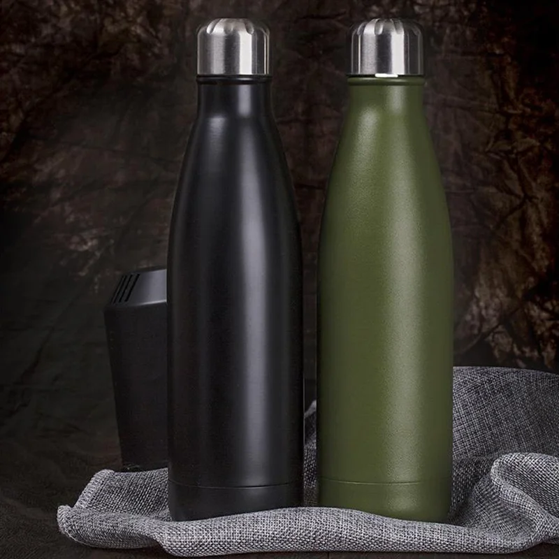 Пользовательские BPA бесплатно бутылка для воды пивной чай с двойными стенками из