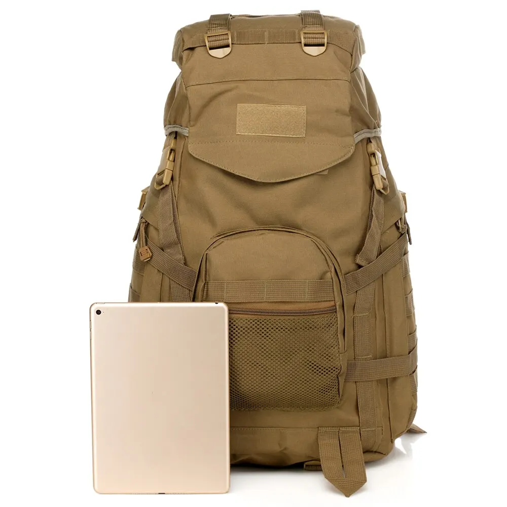 Вместительный мужской армейский тактический большой рюкзак водонепроницаемый
