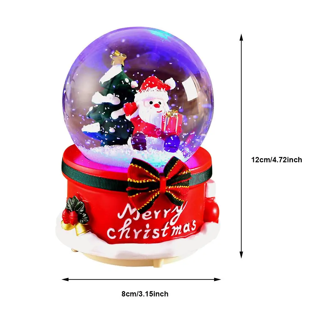 Снежные шары музыкальные с танцами снежинки ручной работы водный шар ремесла на