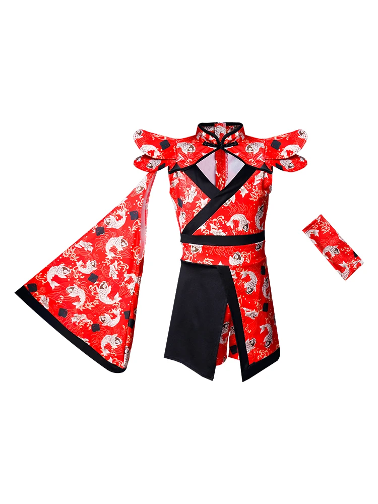 Детский костюм для джазовых танцев в китайском стиле модель подиума выступления