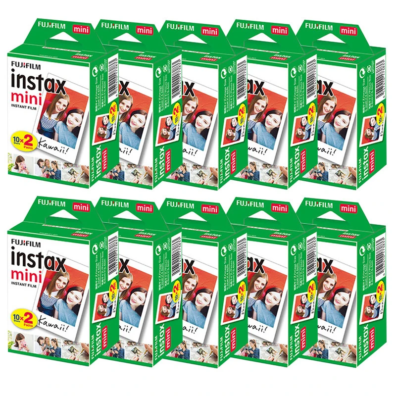 Пленка Fujifilm instax mini 9 mini11 10 100 листов белая 3 дюйма широкая пленка для мгновенной