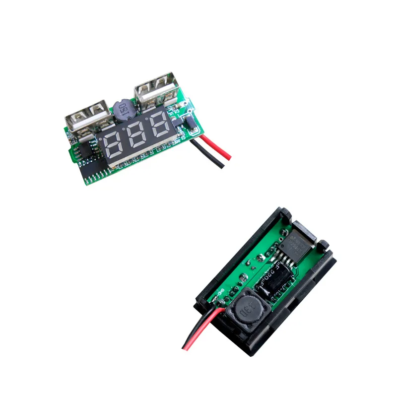 DANIU Dual USB 5 в 2 а DC 8-48 в вольтметр Вольт тестер 12 В 24 в 36 в 48 в автомобиль свинцово-кислотная литиевая батарея Емкость Тестер