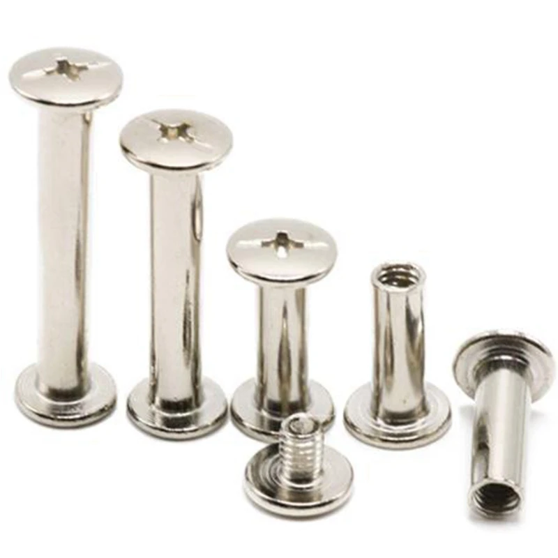 Набор никелированных винтов Chicago 240 шт. наборы заклепок комплекты винты для