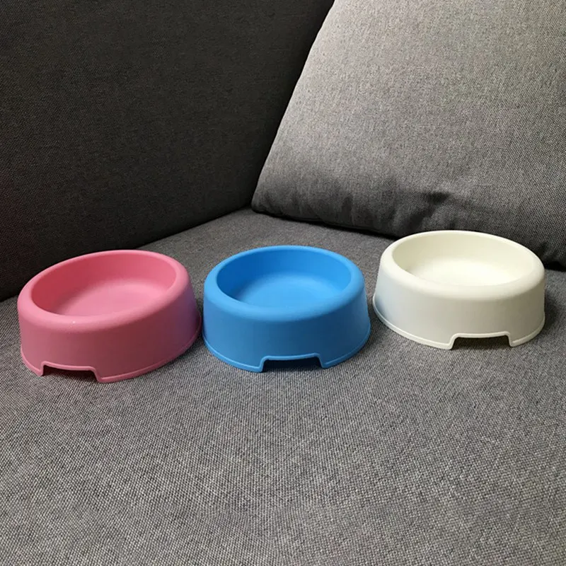 

3 Platic DogBowl Puppy Cat Food Water Drinking Dih Feeder Cat Puppy Feeding Supplie Portable Small DogSupplie