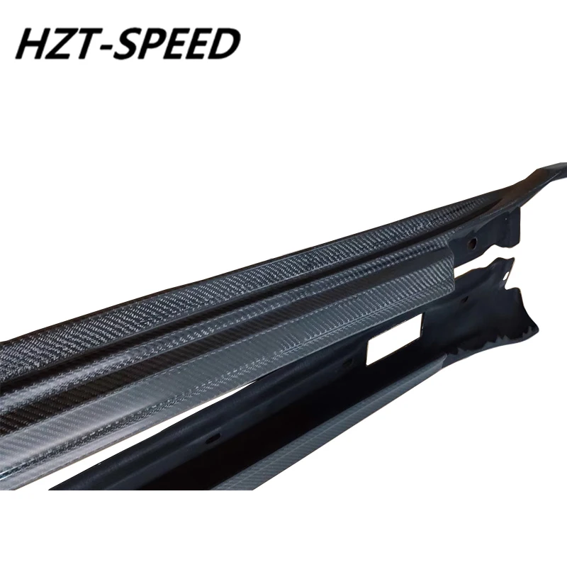 Углеродное волокно автомобильные боковые юбки удлинители накладки для Porsche Panamera