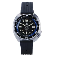 tactical frog sharkey mens watch nh35a automatic diving men watch 20atm waterproof sapphire glass pvd coated case luminous dial