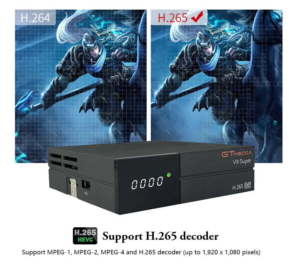 Europen 2 года FREESAT спутниковый ресивер H.265/Hevc ТВ приставка GTMEDIA S2 V9 супер Поддержка Dolby CCCAM YOUTUBE IP ТВ приставка