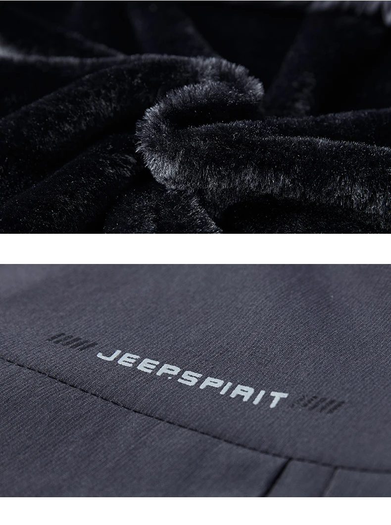 JEEP SPIRIT зимняя куртка для мужчин Толстая Теплая Флисовая ветровка зимнее пальто для мужчин повседневное стоячий воротник M-4XL верхняя одежда для мужчин