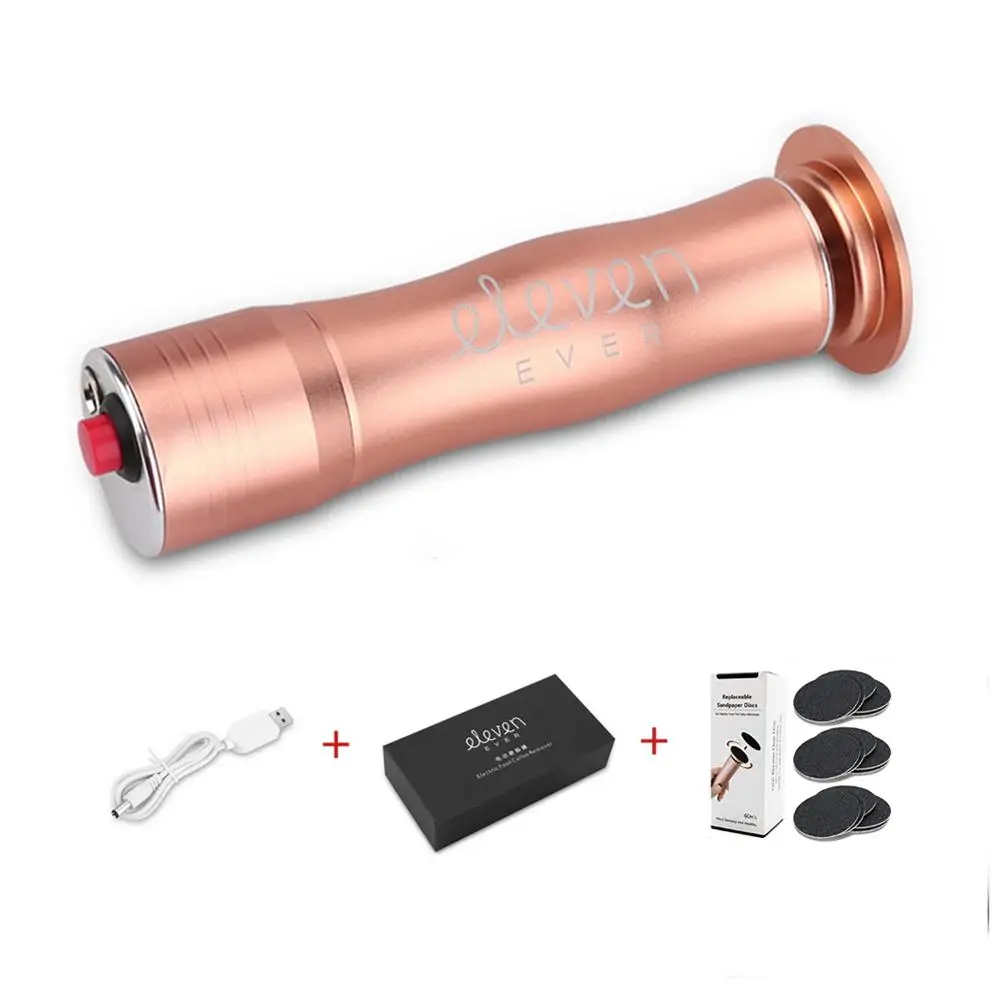 Электрический инструмент для удаления мозолей ног с заменяемым диском наждачной