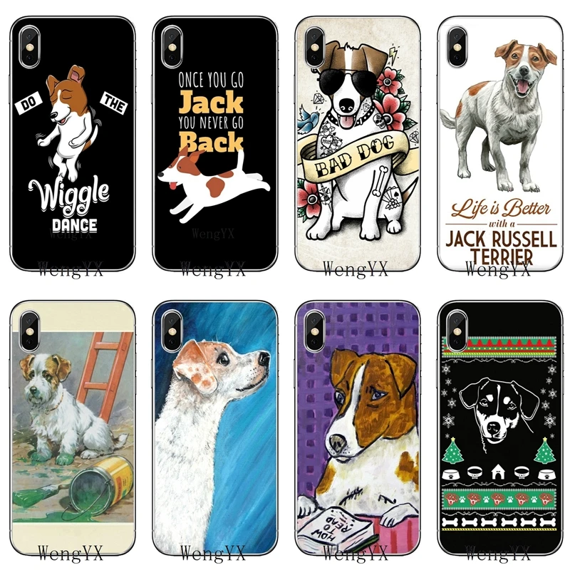 Аксессуары чехол для телефона iPhone 11 Pro XS Max XR X 8 7 6 6S Plus 5 5S SE 4s 4 iPod Touch Jack Russell Terrier Dog