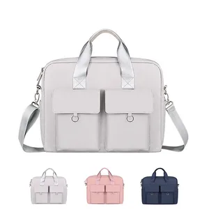waterproof shockproof laptop bag briefcase mens womens shoulder tote crossbody travel office business document storage pouch free global shipping