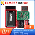 ELM327 мини блютуз V1.5 PIC1825K80 супер мини elm 327Wi-Fi USB Разъем OBD2 V2.1 для Android крутящий момент сканер кодов
