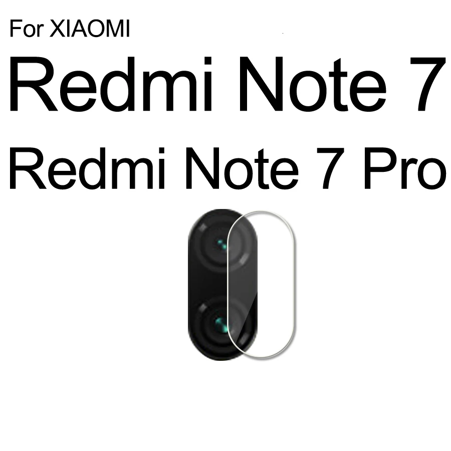 For Redmi Note 7 Защитная пленка для задней камеры 25D для Xiao mi Red mi 6 Pro Note 5 6 Pro 7 Note7 Poco F1 для mi Play mi 8 A2 Lite Glas - Цвет: For Redmi Note 7