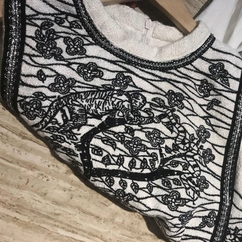 SIAM высокое качество винтажное платье мини женское с вышивкой короткое