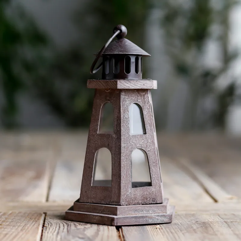 Марокканский Железный подсвечник в стиле ретро романтический деревянный