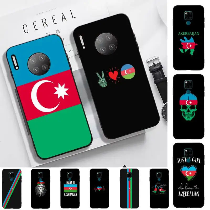 

FHNBLJ Azerbaijan flag Phone Case for Huawei Mate 20 10 9 40 30 lite pro X Nova 2 3i 7se