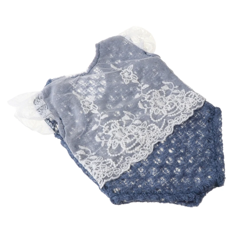 Комплект для фотосессии новорожденных детей милые вязаные крючком шапочки и