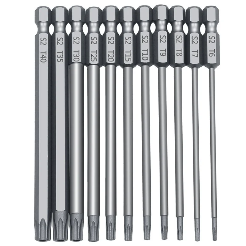 

11/12pcs Security Bit Set /L Shaped Wrench Tamper Proof Screwdriver Drill Bit Screw Driver Bits