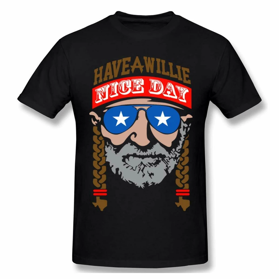 Мужская футболка с коротким рукавом Oopp Jfhg Have A Willie Nice Day черная Повседневная