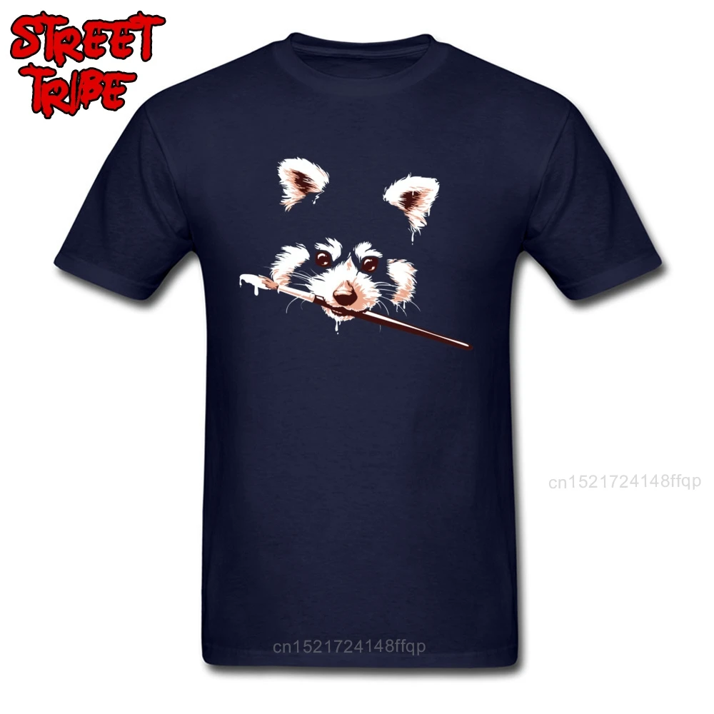 Футболка с милым принтом енота мужские футболки футболка коротким рукавом