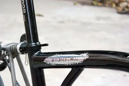 Наклейки для велосипеда металлические именные метки значок складного Brompton |