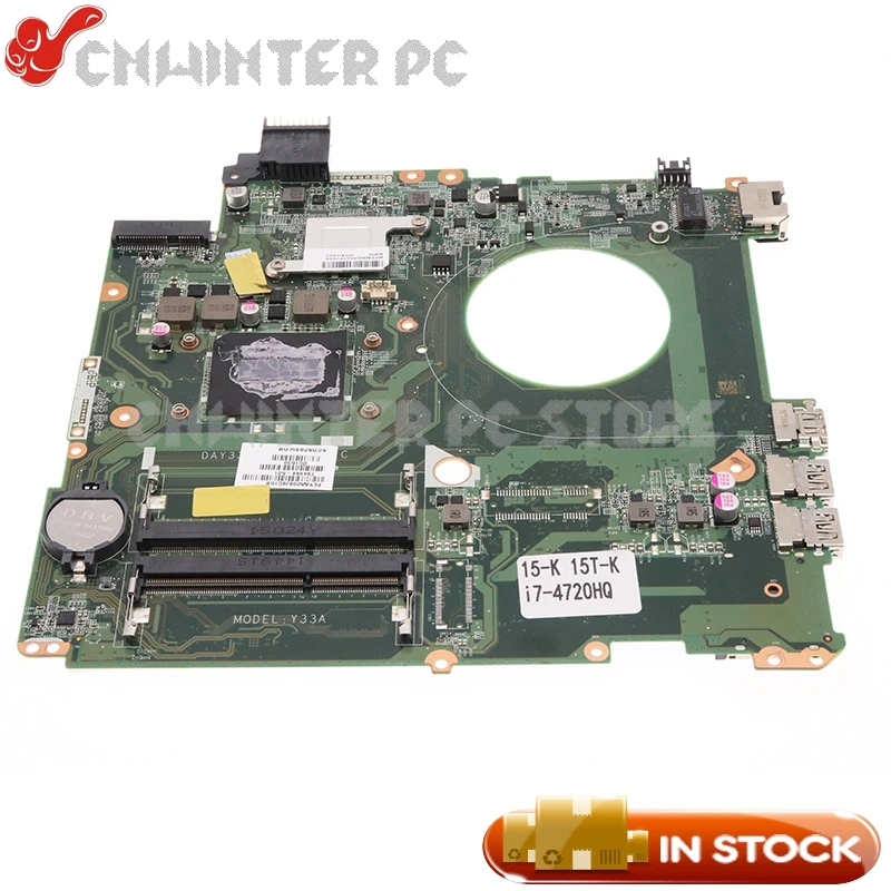 

Материнская плата NOKOTION для ноутбука HP ENVY 15 15-K 15T-K 794984-501 794984-001 DAY33AMB6C0 с процессором I7-4720HQ DDR3