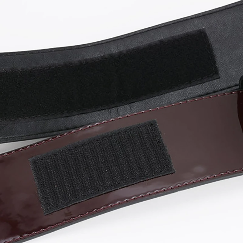 Nuleez Patent Leather Belt Women Cummerbunds Fashion Model Accessory Slim and Beautiful Lady Favorite