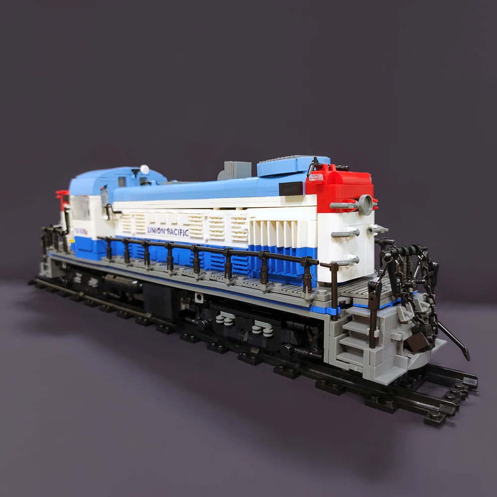 JIESTAR-tren de vapor creativo experto, Ideas, Doomsday, tren expr&eacute;s, bloques de construcci&oacute;n modulares Moc, modelo de juguetes 59006-4