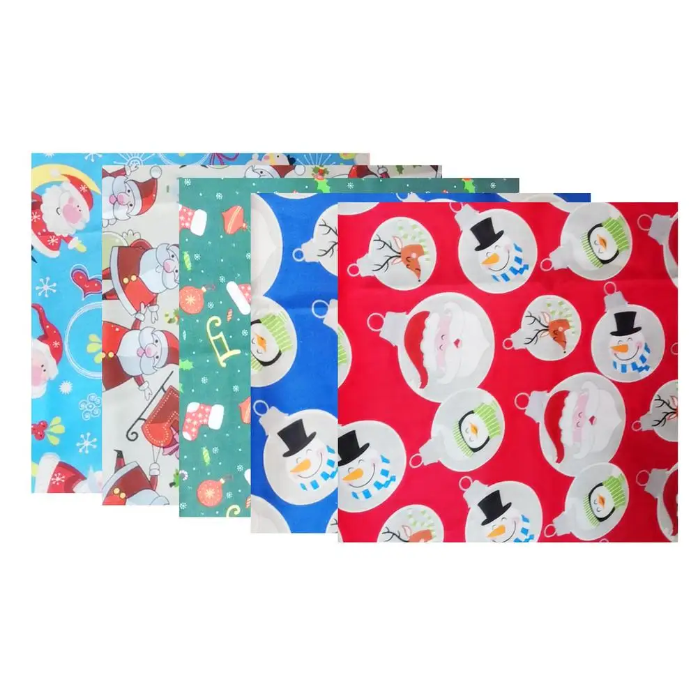 

DIY Christmas Cotton Cloth Sewing Fabric For Patchwork Needlework Handmade Material Christmas Decorations Home
